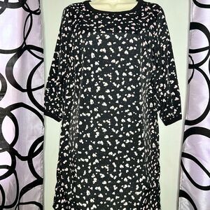 Maison Jules Floral Casual Shift Dress